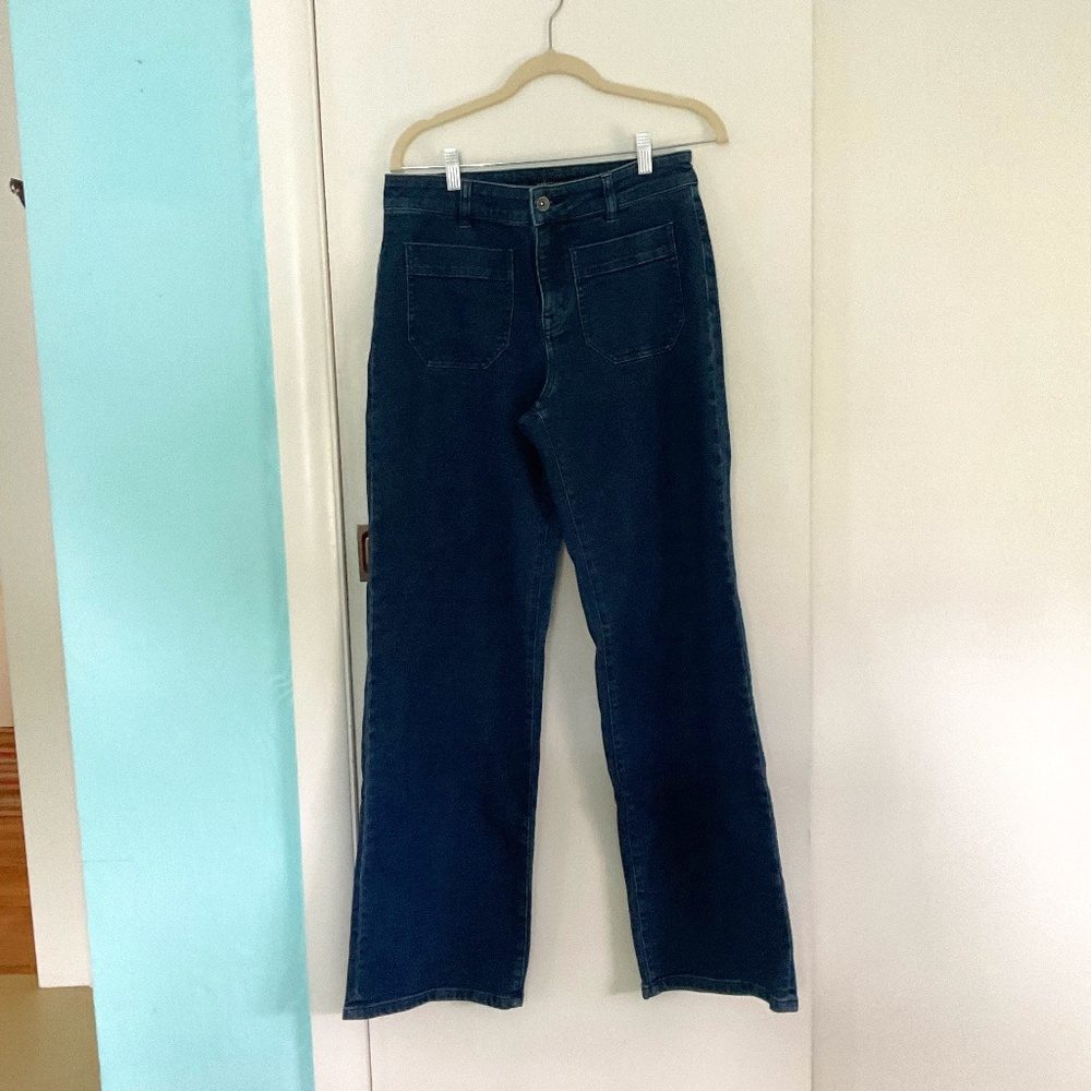 Sanctuary Standard rise wide leg denim pant